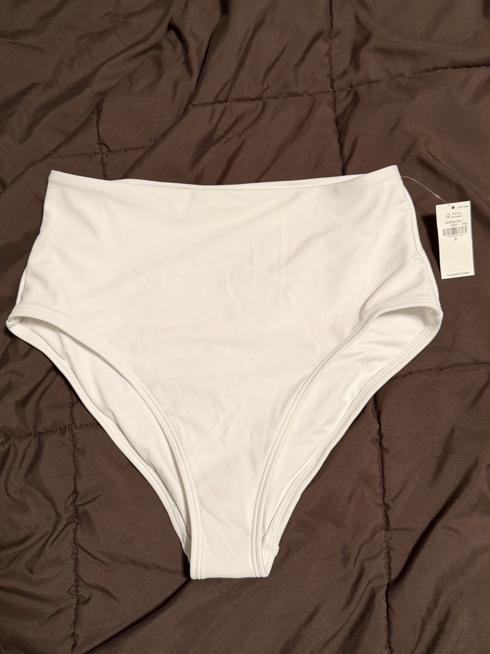 Old Navy White High Waisted Bikini Bottoms